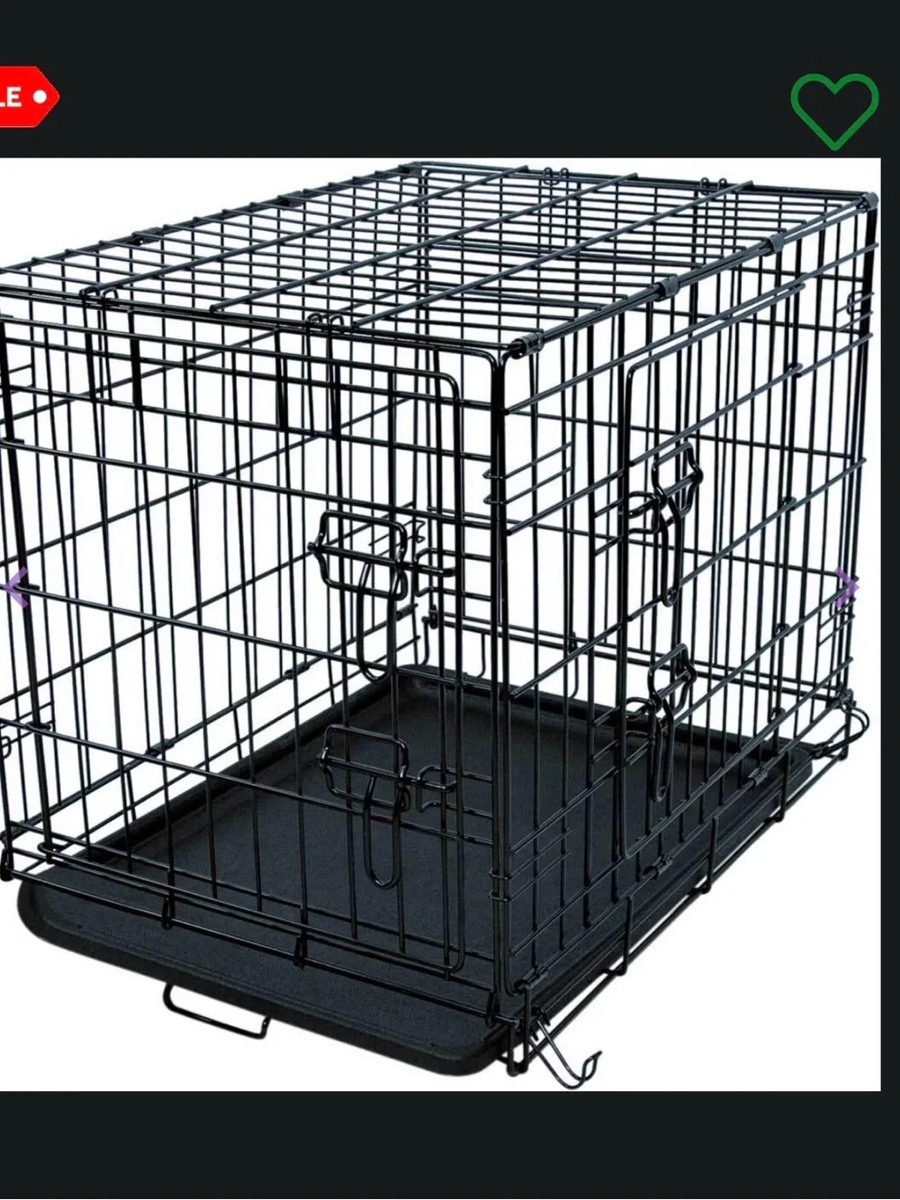 Small Pet Wire Crate Kennel